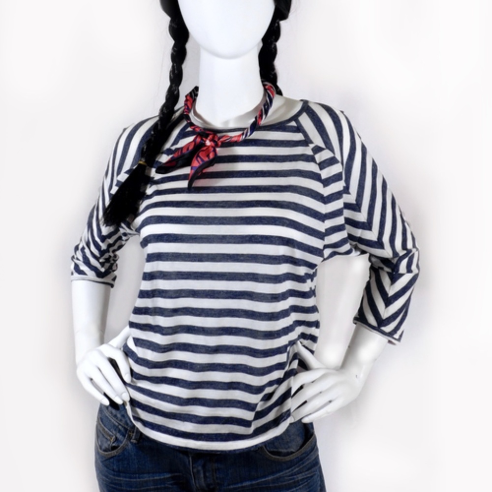 Denim Stripe Riviera Tee